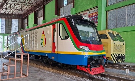 Track Motor Car (TMC) at PPI Madiun, utilizing an electric motor system