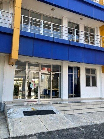 Ramp at the building