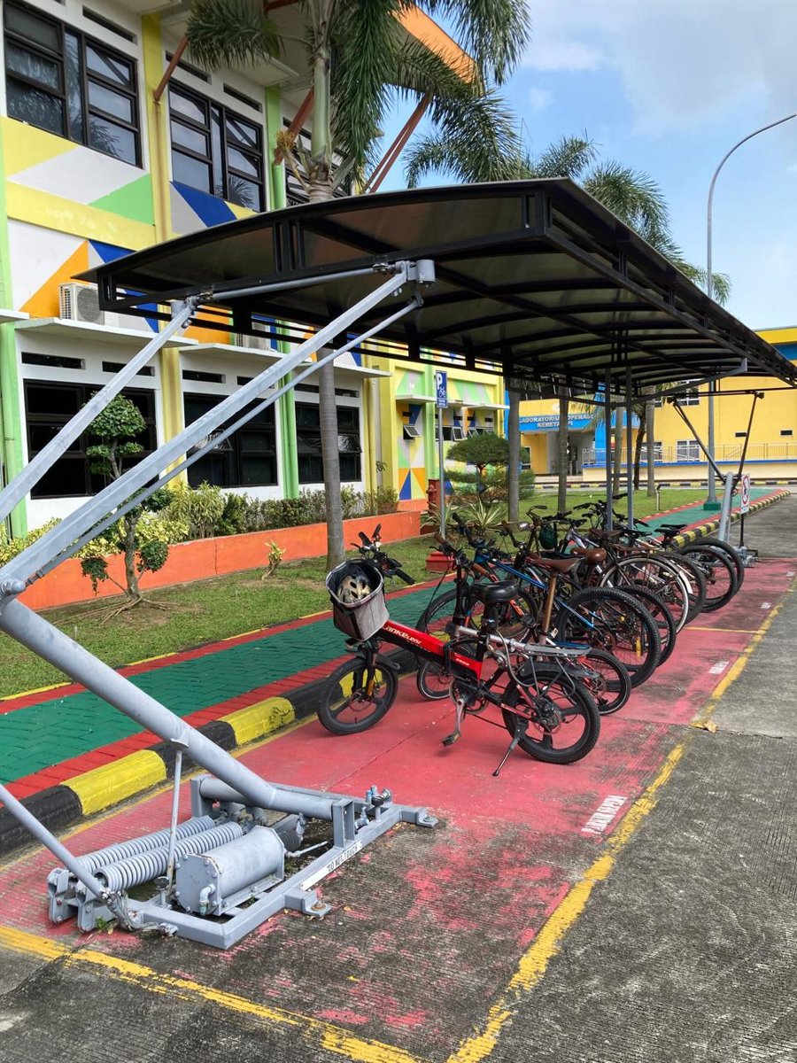 Bicycle parking area