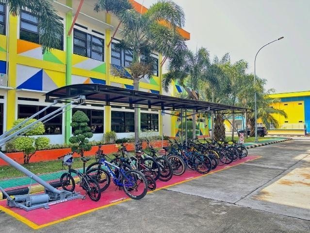 Penggunaan Sepeda di Area Kampus
